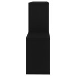 vidaXL Étagère murale Noir 100x18x53 cm Bois d’ingénierie