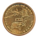 Mini médaille monnaie de paris 2007 - mémorial de caen