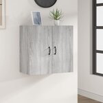 vidaXL Armoire murale Sonoma gris 60x31x60 cm Bois d'ingénierie