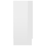 vidaXL Buffet Blanc brillant 120x30 5x70 cm Bois d'ingénierie