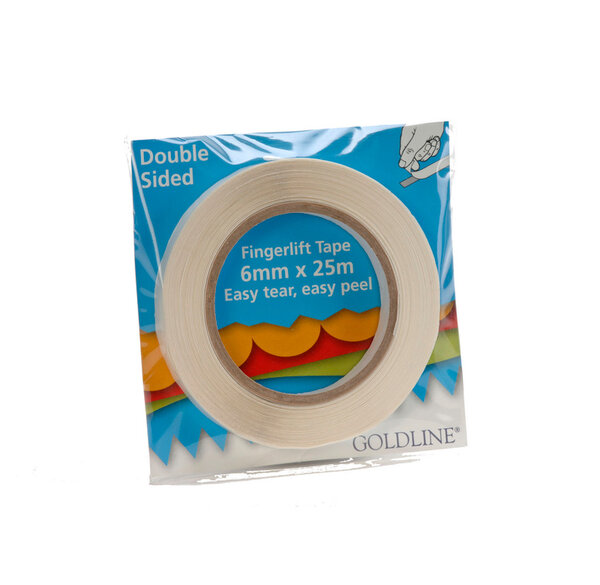 Rouleau adhésif double face 6mm x 25m incolore clairefontaine