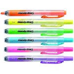 Surligneur handy-line s rétractable/rechargeable vert clair x 12 pentel