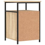 vidaXL Tables de chevet 2Pièces chêne sonoma 40x42x60cm bois d'ingénierie