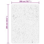 vidaXL Tapis ISTAN à poils longs aspect brillant gris 200x280 cm