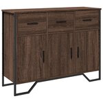 vidaXL Buffet chêne marron 97x32 5x74 5 cm bois d'ingénierie