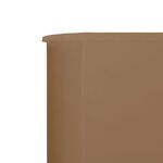 vidaXL Paravent 6 panneaux Tissu 800 x 160 cm Taupe