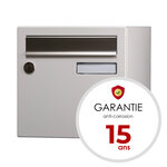 Boite aux lettre  Allure 2 portes  blanc 9016M