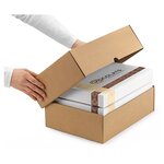 Caisse carton télescopique brune simple cannelure raja 14x9x4/7 cm (lot de 50)