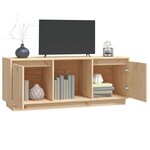 vidaXL Meuble TV 110 5x35x44 cm Bois de pin massif