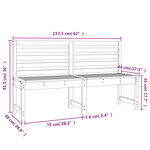 vidaXL Banc de jardin 157 5 cm bois massif de douglas