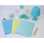 Protège-documents En Polypropylène Semi Rigide Chromaline Pastel 80 Vues - A4 - Bleu Pastel - X 10 - Exacompta