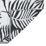 vidaXL Tapis d'extérieur Noir 140x200 cm PP
