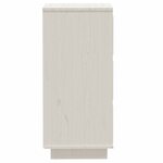 vidaXL Buffets 2 Pièces Blanc 32x34x75 cm Bois massif de pin
