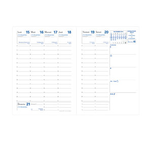 Recharge (Sans Couverture) Agenda Randonnée FR 9 x 12 cm QUOVADIS