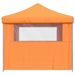 vidaXL Tente de réception pliable escamotable avec 4 parois latérales