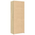 vidaXL Buffet haut chêne sonoma 70x41x185 cm bois d'ingénierie