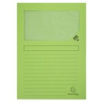 Paquet De 100 Chemises À Fenetre Forever - 22x31cm - Couleurs Assorties - X 4 - Exacompta