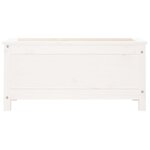 vidaXL Jardinière blanc 82 5x40x39 cm bois massif de pin