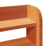 vidaXL Cadre de lit sans matelas cire marron 160x200cm bois pin massif