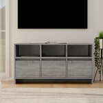 vidaXL Meuble TV Sonoma gris 102x37 5x52 5 cm Aggloméré