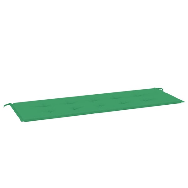 vidaXL Coussin de banc de jardin vert 150x50x3 cm tissu oxford
