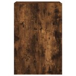 vidaXL Meubles TV muraux 2 Pièces chêne fumé 40 5x30x60cm bois ingénierie