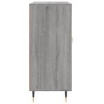 vidaXL Buffet sonoma gris 90x34x80 cm bois d'ingénierie