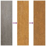 vidaXL Portail de jardin 105x180 cm acier corten conception de l'arbre