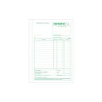 Manifold 'Factures' 210 x 148 mm avec TVA 50 Feuillets Tripli x 10 EXACOMPTA