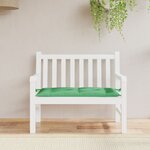 vidaXL Coussin de banc de jardin vert 100x50x7 cm tissu oxford