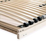 vidaXL Sommier à lattes avec 28 lattes 7 zones 120 x 200 cm