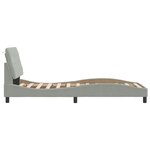 vidaXL Cadre de lit sans matelas gris clair 80x200 cm velours