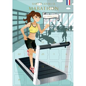 Calendrier de l'avant Marathon 25 jours