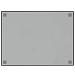 vidaXL Tableau noir magnétique mural noir 80x60 cm verre trempé