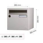 Boite aux lettre, Allure 1 porte,  blanc 9016M