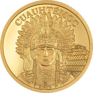 Pièce de monnaie en Argent 5 Dollars g 0.5 Millésime 2025 AZTEC EMPIRE