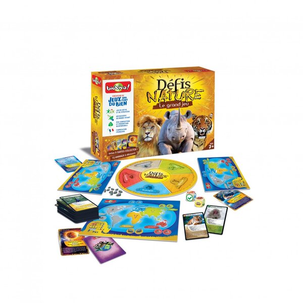 Le grand jeu Defis Nature et sa carte collector