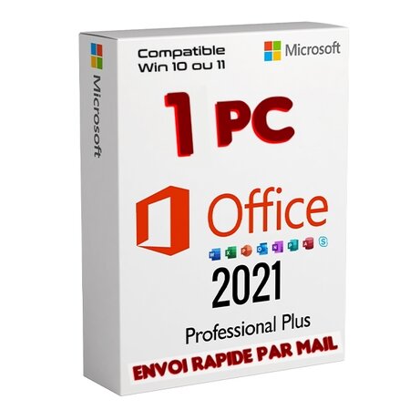 Office 2021 Pro Plus Officiel - Dématérialisé