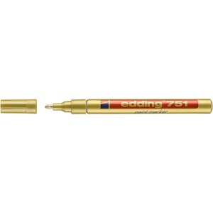 Marqueur Peinture 751 Or Pointe Ronde 1-2 mm EDDING