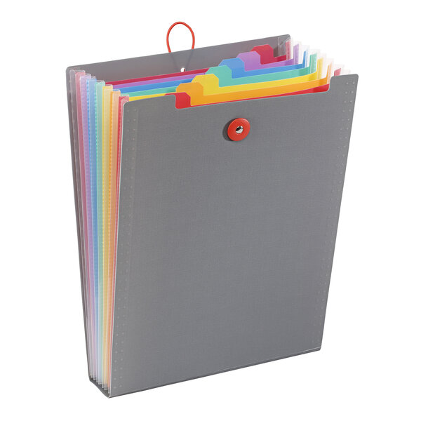 Trieur accordéon 8 positions spécial sac à dos - Format A4 - RAINBOW TOUCH