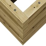 vidaXL Jardinière 70x40x68 5 cm bois de pin imprégné