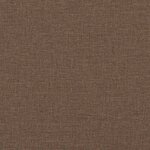 vidaXL Canapé à 2 places Marron 120 cm Tissu