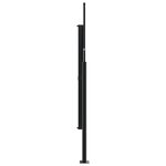 vidaXL Auvent latéral rétractable noir 160x600 cm