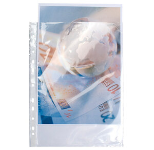 Sachet de 10 pochettes perforées polypropylène lisse haute qualité 9x100e A4 x 10 EXACOMPTA
