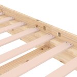 vidaXL Cadre de lit Bois massif 90x200 cm