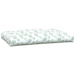 vidaXL Coussins de palette lot de 3 motif de feuilles tissu