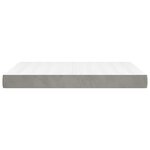 vidaXL Matelas de lit à ressorts ensachés 120x210x20 cm velours