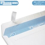 Lot de 500 enveloppes blanches c5 - gamme courrier+ (sans fenêtre)