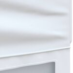 vidaXL Tente de réception pliable avec parois Blanc 3x6 m