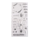 Clear Stamps - L'été des abeilles  97x205mm  28 motifs  1 feuille